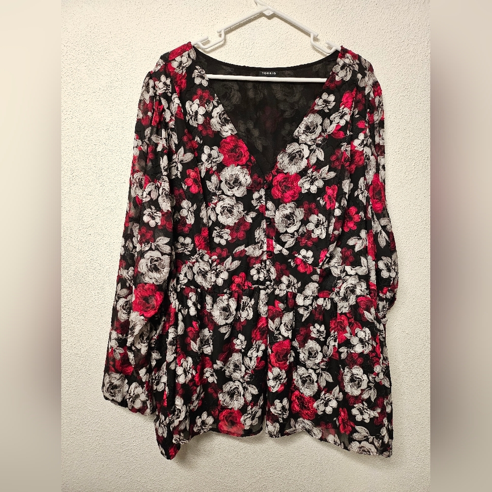 Long sleeve blouse